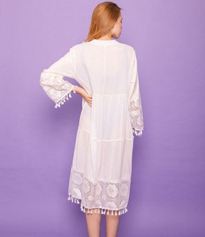 Платье #КТ129, белый