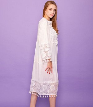 Платье #КТ129, белый