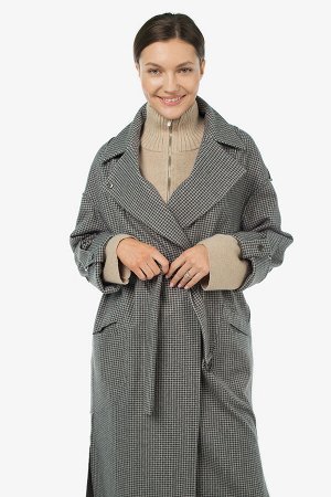01-10920 Пальто женское демисезонное (пояс)
