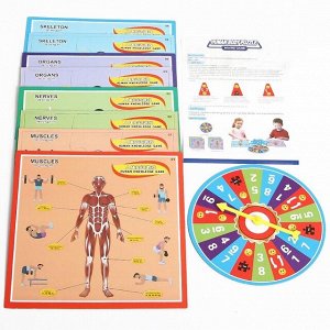 Настольная игра Human Body Puzzle / игра-головоломка Человеческое тело