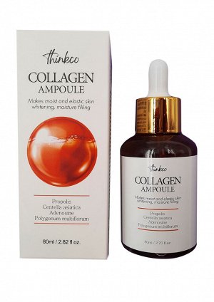 Thinkco. Сыворотка восстанавливающая, с коллагеном, Collagen Return Ampoule, 80 мл