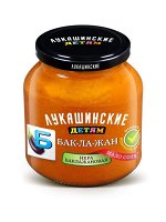 Икра &quot;Лукашинские ДЕТЯМ&quot; Баклажановая, 350 гр., ст/б