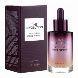 Восстанавливающая ночная ампульная сыворотка для лица (50мл) MISSHA TIME REVOLUTION NIGHT REPAIR PROBIO AMPOULE 5X(50ml)