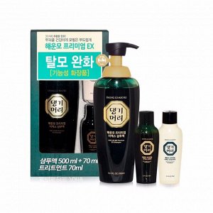 Набор против выпадения волос DAENG GI MEO RI HAE UN MO PREMIUM EX SPECIAL SET (500ml + 70ml + 70ml)