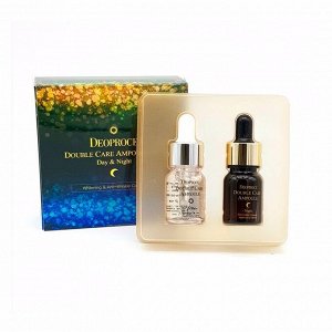 1081 Ампула-сыворотка ДЕНЬ-НОЧЬ (13мл*2) 1081 DEOPROCE DOUBLE CARE AMPOULE DAY & NIGHT Single Pack (13ml*2)