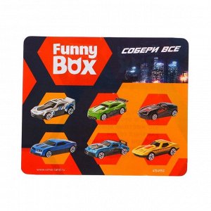 Игрушка сюрприз Funny Box «Машинка» Набор: инструкция, наклейки, МИКС