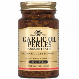 СОЛГАР Чесночное Масло Перлес капс. №100 (БАД), Solgar Vitamin and Herb