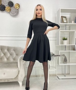 Платье 5005 "Однотон - Классич №3" Черное
