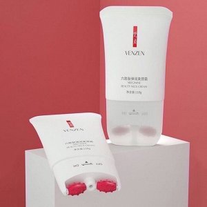 Крем для за шеи Venzen Arginine Beauty Neck Cream с аргинином, 110 g с массажной роликовой насадкой