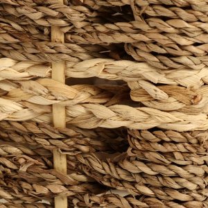 СИМА-ЛЕНД Корзина плетеная, 48х43х24 см, морские водоросли, кукурузный лист