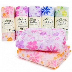 Массажная мочалка-полотенце для тела SY Happy Clean Day Shower Towel (цвет случайный)