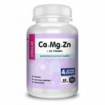 Chikalab, Ca+Mg+Zn, D3, 60 кап.