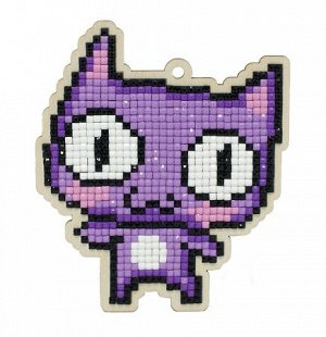 Подвеска "Фиолетовый кот" W0363