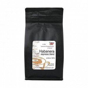 Кофе в зернах Эспрессо Бленд Хабанера, 100% арабика, ср. обжарка, Flame coffee, 1кг