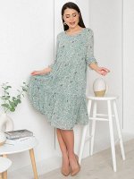 Платье Шифоновый стиль (мята)