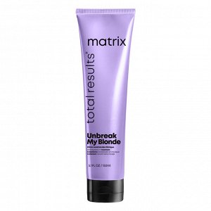 Matrix Несмываемый крем-уход Total Results Unbreak My Blonde для восстановления осветленных волос с лимонной кислотой, 150 мл, Матрикс