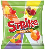 Карамель на палочке Strike с двойными вкусами 113г