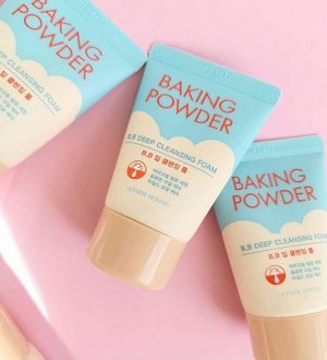 Etude House Очищающая пенка для снятия ББ-крема Baking powder B.B. deep cleansing foam