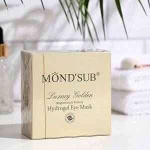 Гидрогелевые патчи MondSub "Luxery golden", для кожи вокруг глаз, 60 шт.