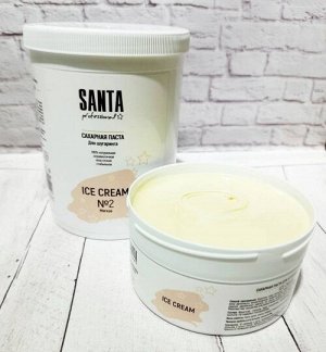 Сахарная паста блеск Ice Cream мягкая Santa Professional, 1600 гр.