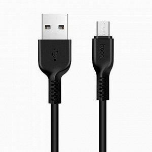 Кабель USB - micro USB Hoco X20  100см 2A (black)