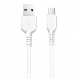 Кабель USB - micro USB Hoco X20 для HTC/Samsung (100 см) (white)