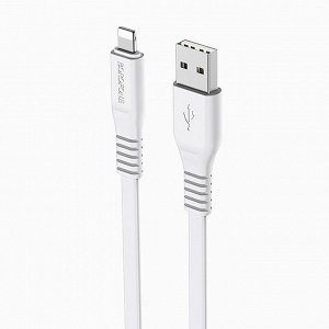 Кабель USB - Apple lightning Borofone BX23 Wide (white)