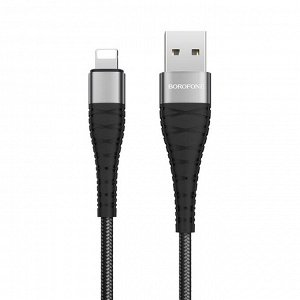 Кабель USB - Apple lightning Borofone BX32 Munificent, 100 см (black)