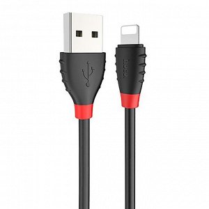 Кабель USB - Apple lightning Hoco X27 Excellent  120см 2,4A (black)