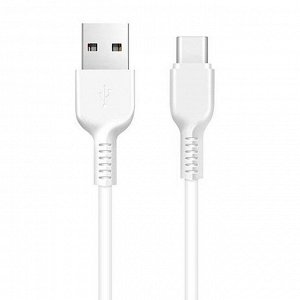 Кабель USB - Type-C Hoco X20 Exotic Radiance  100см 2,4A (white)