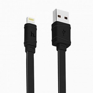 Кабель USB - Apple lightning Hoco X5 Bamboo  100см 2,4A (black)