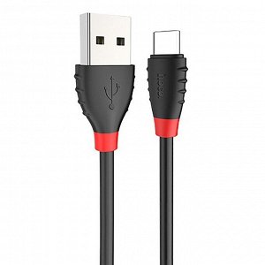 Кабель USB - Type-C Hoco X27 Excellent  120см 2,4A  (black)