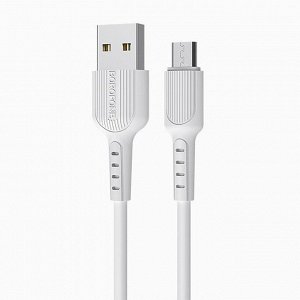 Кабель USB - micro USB Borofone BX16 Easy (white)