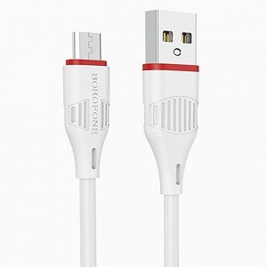 Кабель USB - micro USB Borofone BX17 Enjoy (white)