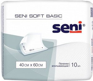 Пеленки Seni Soft Basic 40 x 60 см (10 шт.)