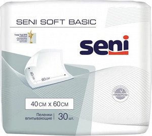 Пеленки Seni Soft Basic 40 x 60 см (30 шт.)