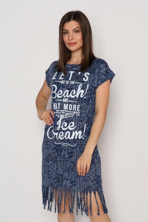 Платье "Ice Cream", темно-синяя
