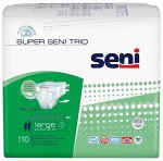 Подгузники для взрослых Super Seni Trio, размер L (10 шт)