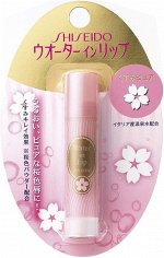 SHISEIDO Water Lip In - увлажняющий бальзам для губ с вишневым оттенком