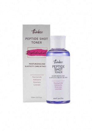 Thinkco. Тонер омолаживающий с пептидами, Peptide Shot TONER, 150мл