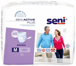 Впитывающие трусы Seni Active Plus, размер М (10 шт)