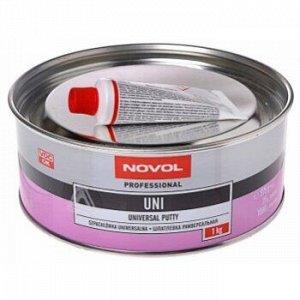 Шпатлевка NOVOL универсальная UNI 1кг +отв.25g (1шт.х25g) 1/8