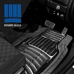 Коврики а/м CARFORT "Rovers Silica" PVC, к-т 4шт. Black (1/4) RS1010