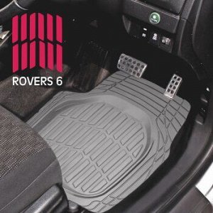 Коврики а/м CARFORT "Rovers 6" термопласт NBR, к-т 4шт. Grey (1/4) RS0610