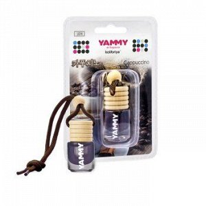 Ароматизатор подвес. &quot;Yammy&quot; бутылек &quot;Cappuccino&quot; 4мл.