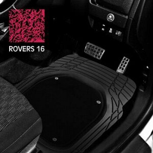 Коврики а/м CARFORT "Rovers 16" термопласт NBR со съёмн.ковр., к-т 4шт. Black (1/4) RS1620