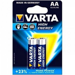 Батарейка VARTA HIGH ENERGY AA (LR6) к-т2шт., (1/20/100) 9398/6955