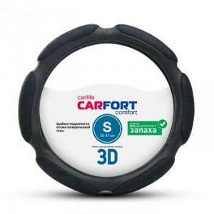 Оплетка CarFort 3D, 6 подушек, черная, S (1/25) CS3151