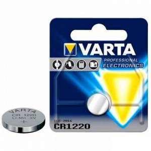 Батарейка VARTA для Сигнал., CR 1220 (1/10/100)