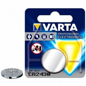 Батарейка VARTA для Сигнал., CR 2430 (1/10/100)